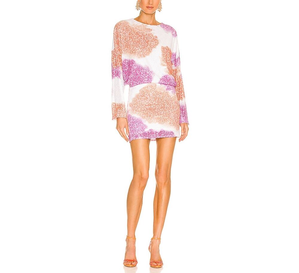 Itmfl Sequined Multicolor Salome Size M Dress NWT
